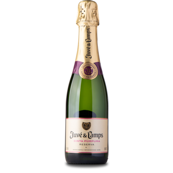 2019 Cava Essential Púrpura, D.O. Cava de Guarda Superior Reserva, Juve Y Camps Halvflaske 37,5 cl