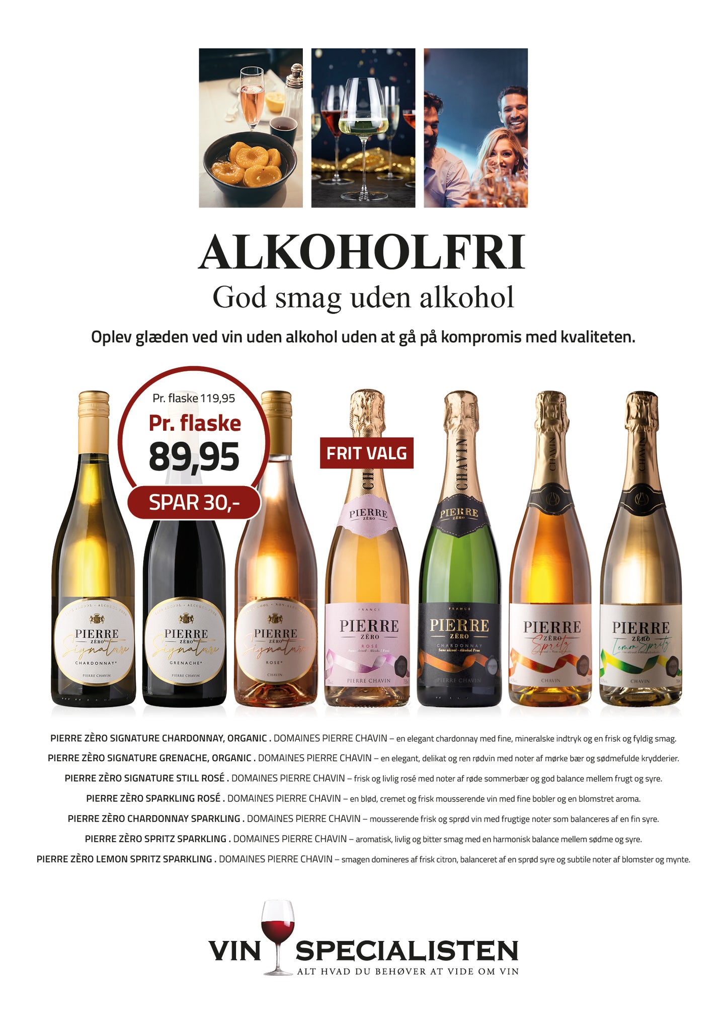 Pierre Zero Signature Chardonnay Organic - Alkoholfri, Domaines Pierre Chavin