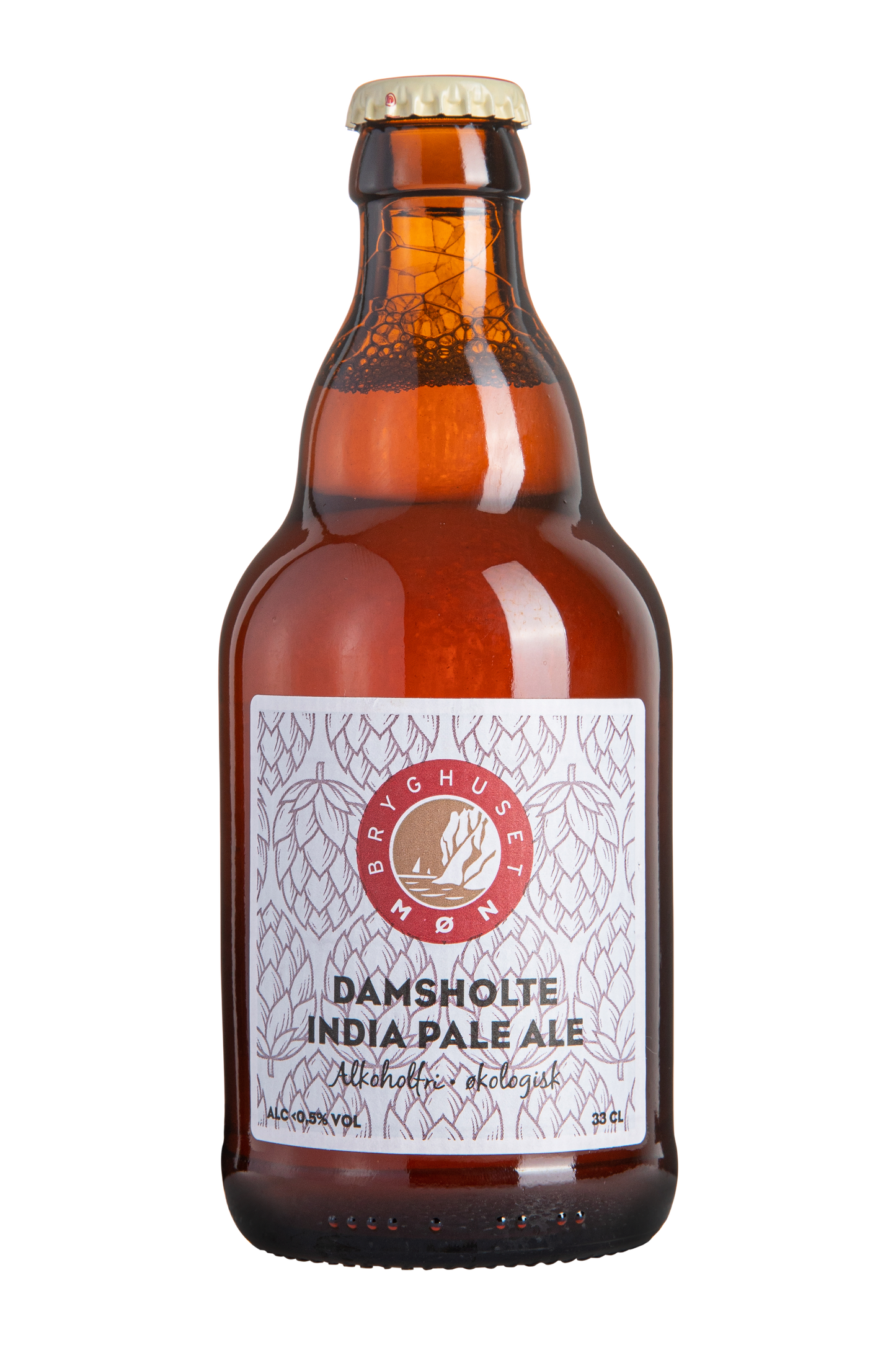 Bryghuset Møn - Damsholte India Pale Ale Alkoholfri Økologisk 33cl