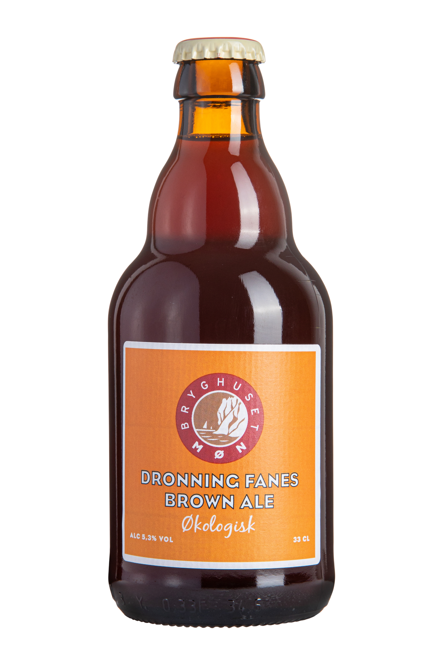 Bryghuset Møn - Dronning Fanes Brown Ale økologisk 33cl