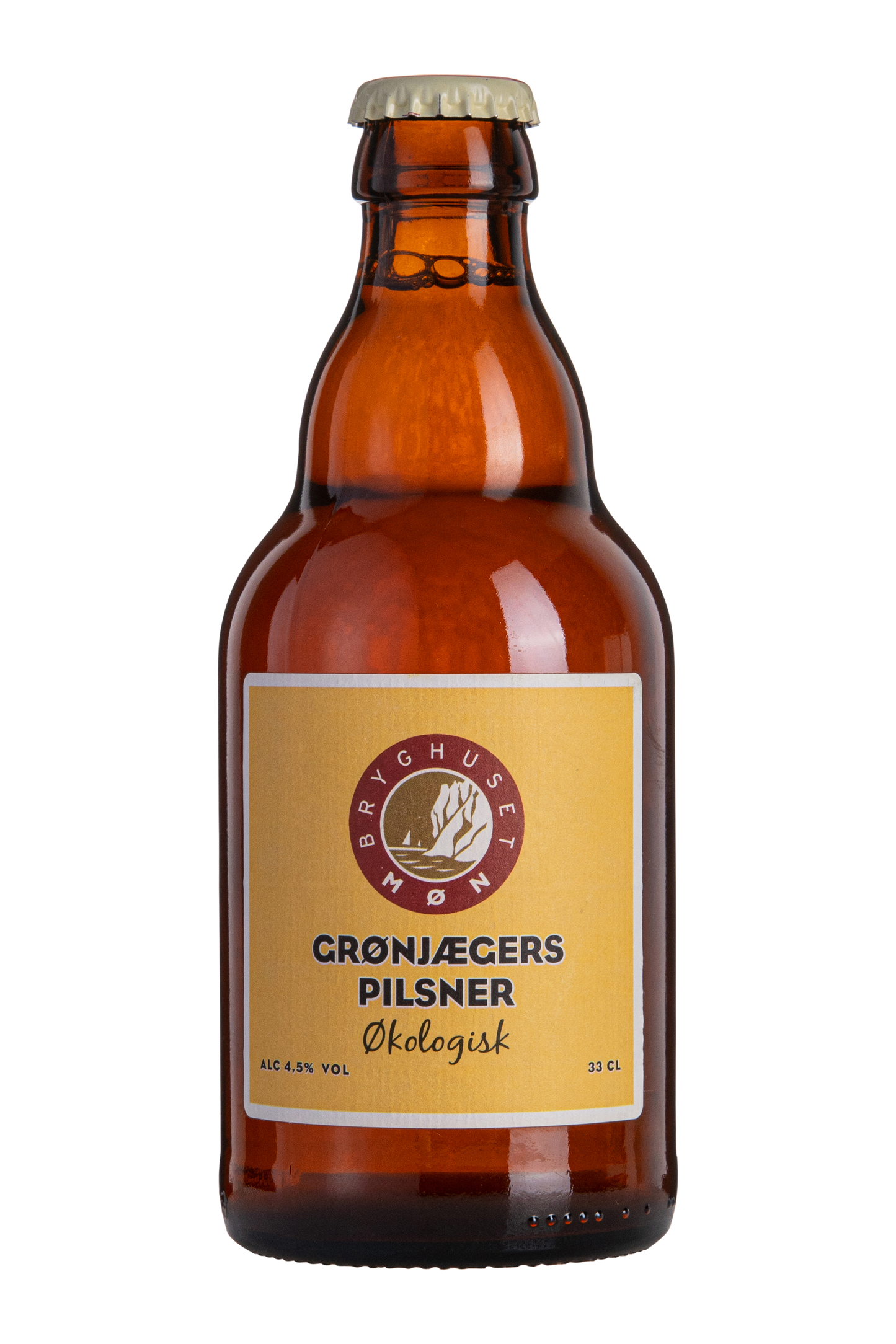 Bryghuset Møn - Grønjægers Pilsner økologisk 33cl