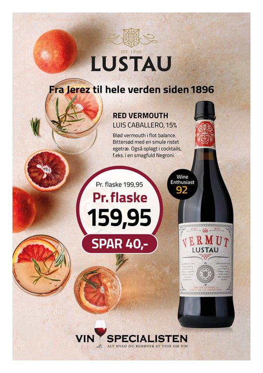 Lustau Vermut Red 15%, 75 cl, Luis Caballero