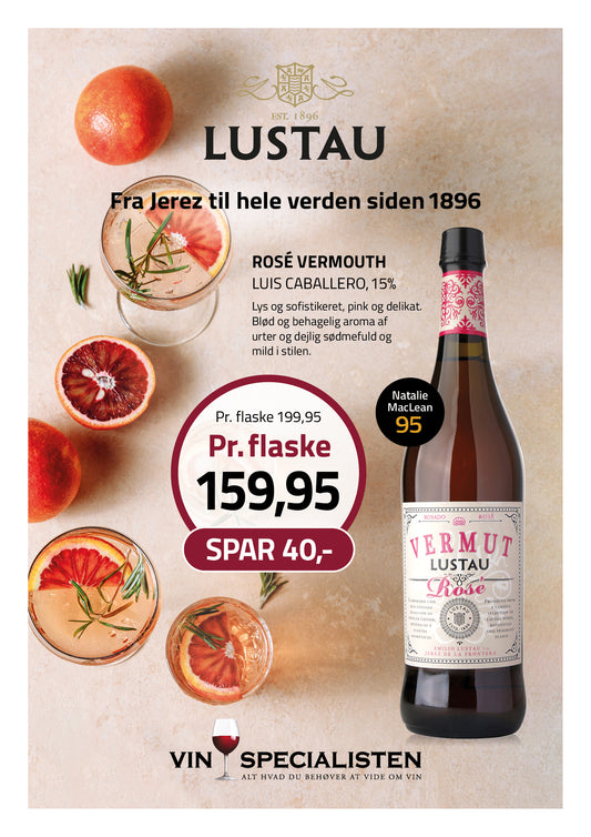 Lustau Vermut Rose 15%, 75 cl, Luis Caballero