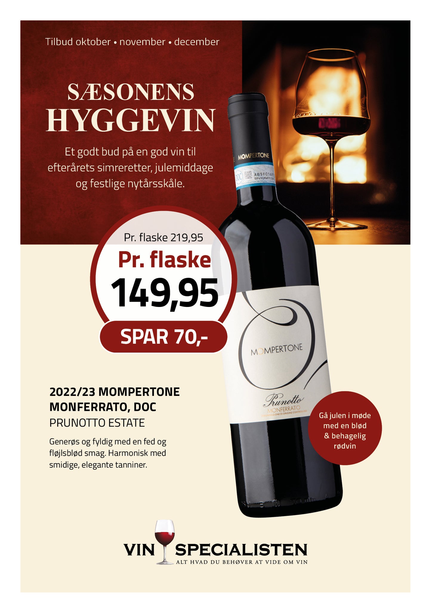 2023 Mompertone Monferrato, D.O.C., Prunotto Estate