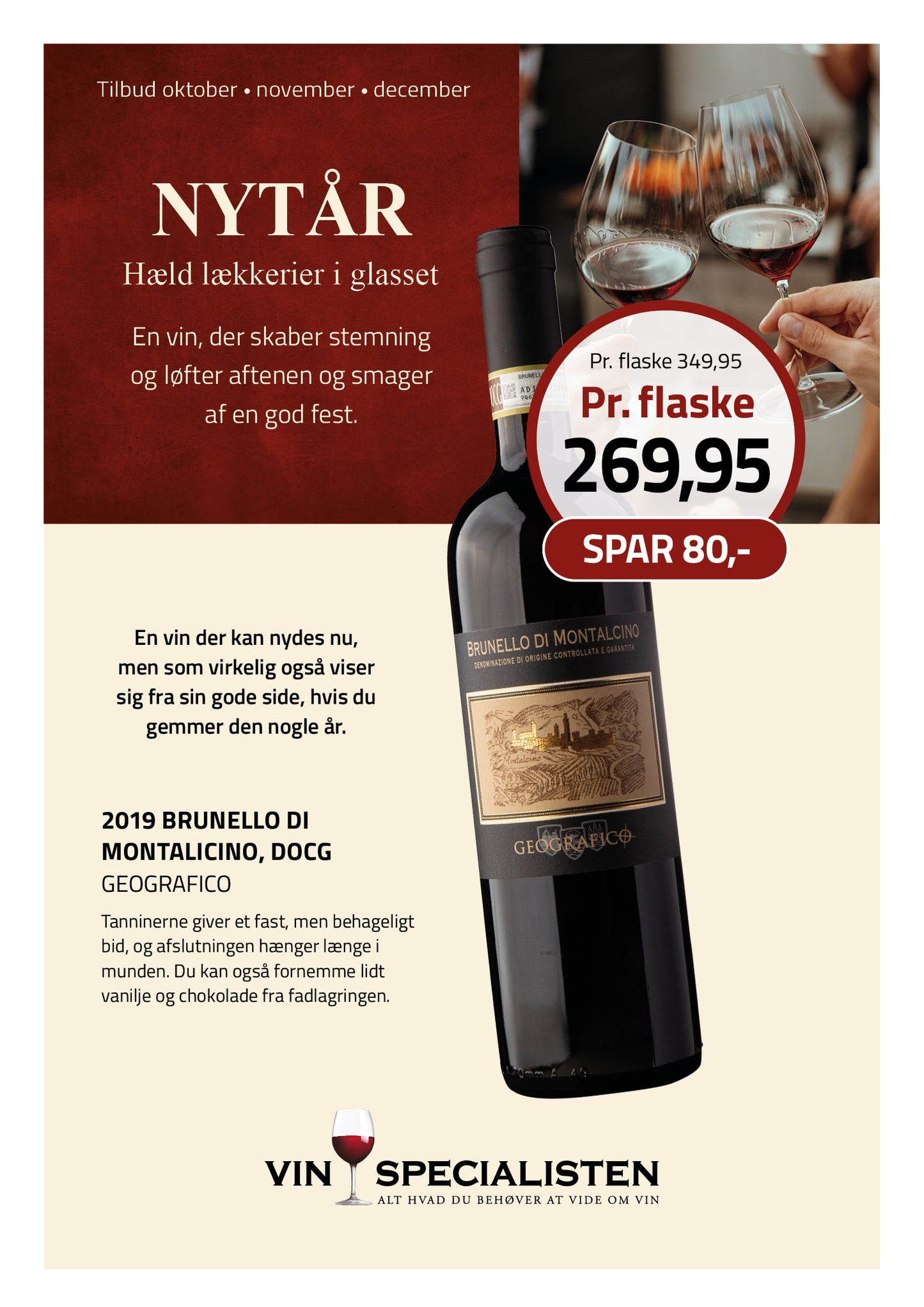 2019 Brunello Di Montalicino, D.O.C.G., Geografico