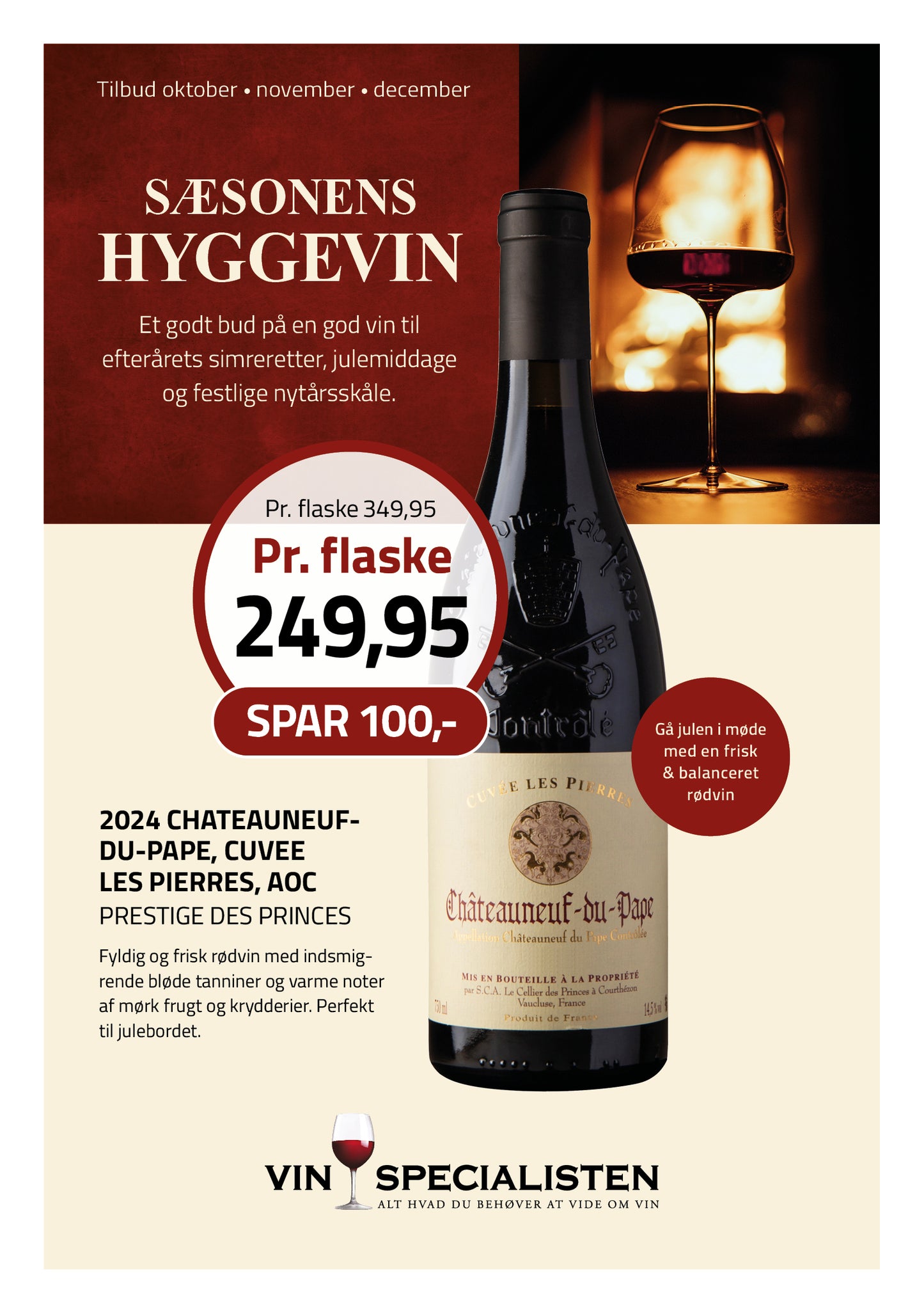 2024 Chateauneuf-du-Pape, Cuvee les Pierres, AOC, Prestige des Princes