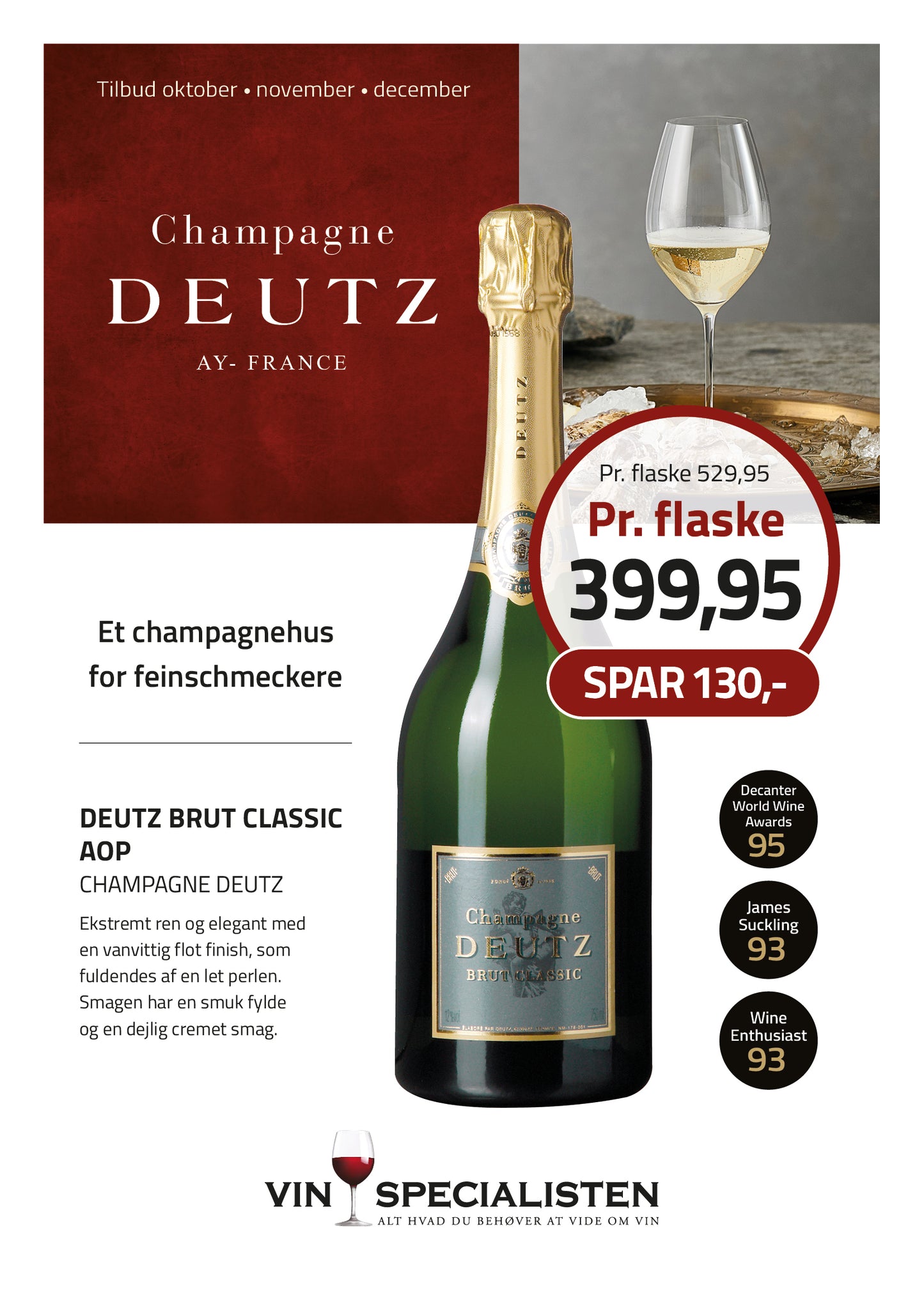 Deutz Brut Classic, AOP, Champagne Deutz
