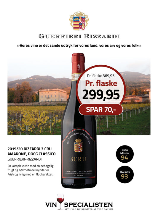 2018 Rizzardi 3 Cru Amarone, D.O.C.G. Classico, Guerrieri-Rizzardi