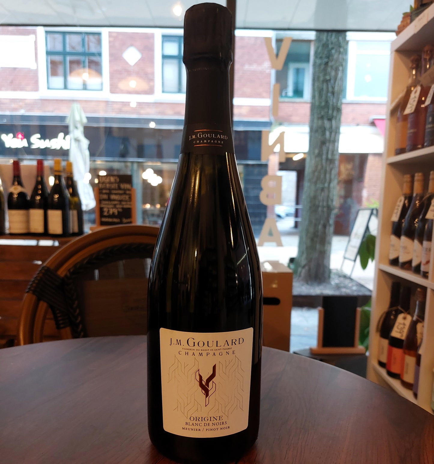Champagne Origine Blanc de Noirs Extra Brut Organic, AOP, Champagne JM Goulard