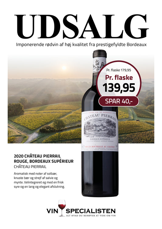 2020 Château Pierrail Rouge, Bordeaux Supérieur, Château Pierrail