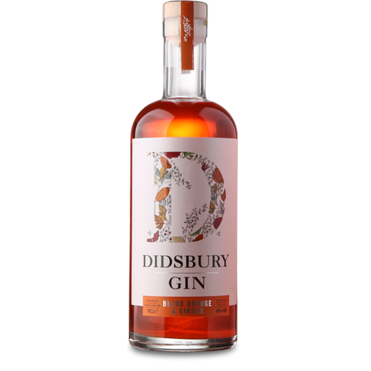 Didsbury Blood Orange & Ginger Gin 40%, 70 cl, Didsbury Gin