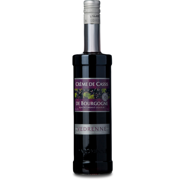 Vedrenne Creme de Cassis 15%, 70 cl, Vedrenne