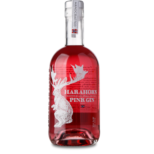 Harahorn Pink Gin 40%, 50 cl, Det Norske Brenneri