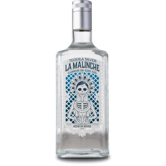 La Malinche Tequila Silver 38%, 70 cl, Luis Caballero