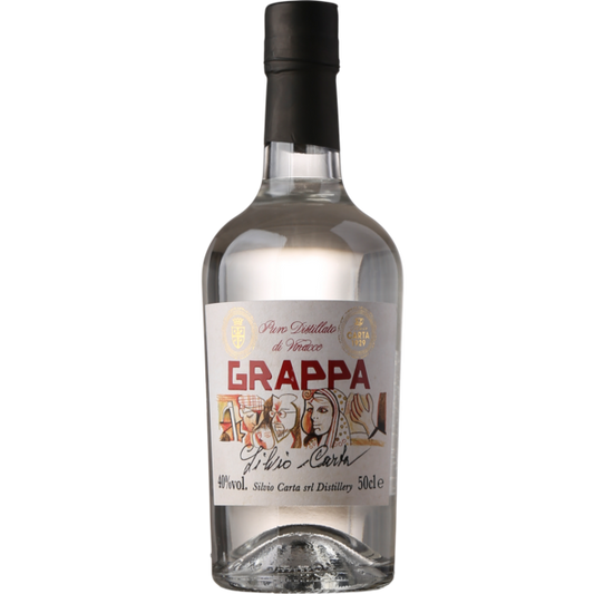 Fresh Grappa 40%, 50 cl, Silvio Carta