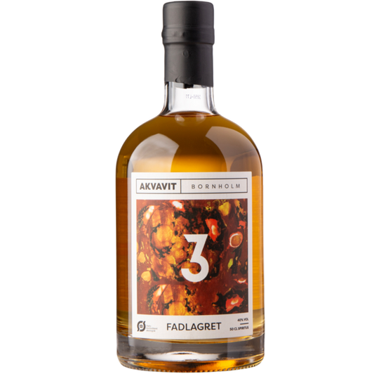 Snaps Bornholm No. 3 Fadlagret Akvavit, 40%, 50 cl, Snaps Bornholm