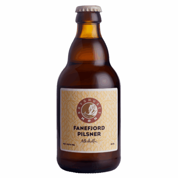 Bryghuset Møn - Fanefjord pilsner alkoholfri økologisk 33cl